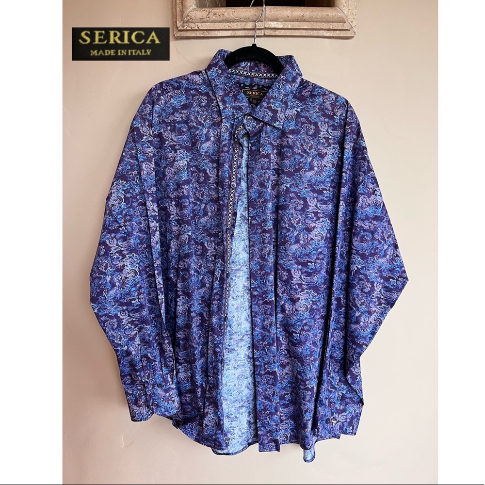 Mens Serica Collared Dress Shirt